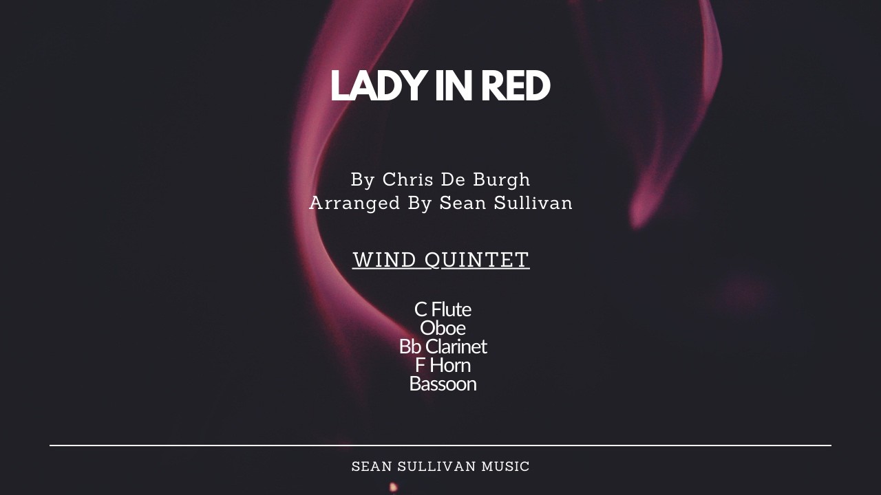 Lady in Red - Wind Quintet