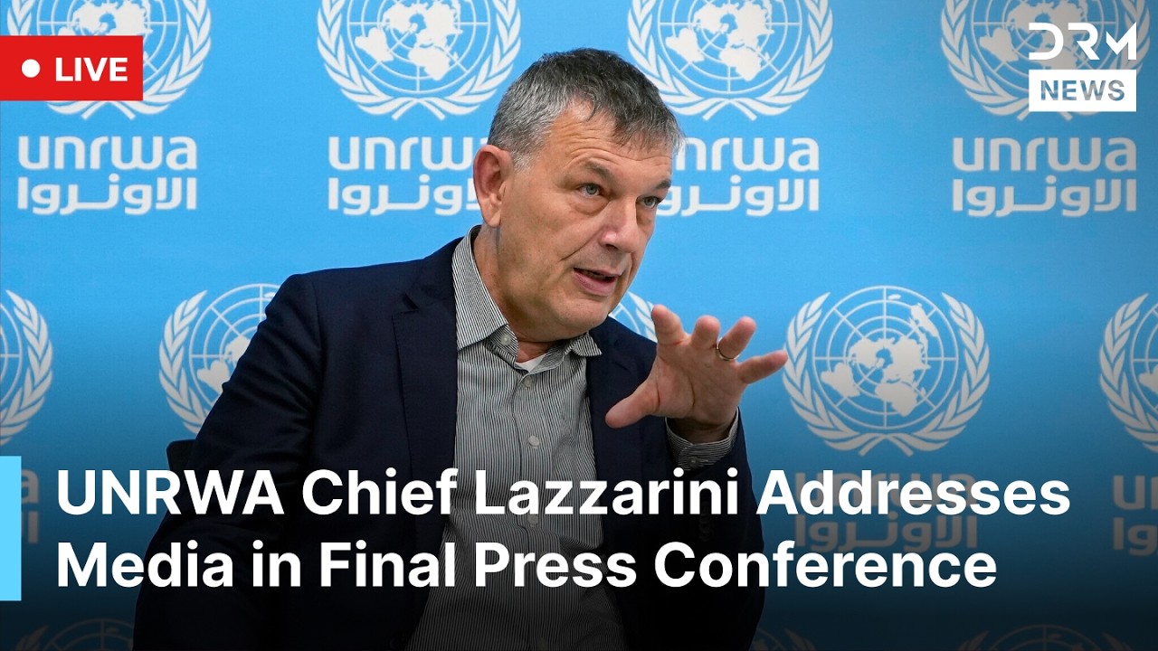 LIVE: Philippe Lazzarini Delivers Final UNRWA Briefing as Mandate Ends Amid Global Tensions