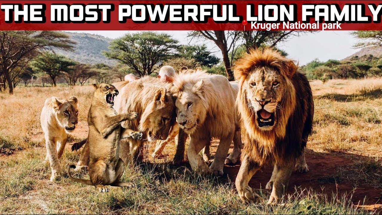 The Most Powerful & Beautiful Lion Family From Kruger National park | You've Never Seen These Before