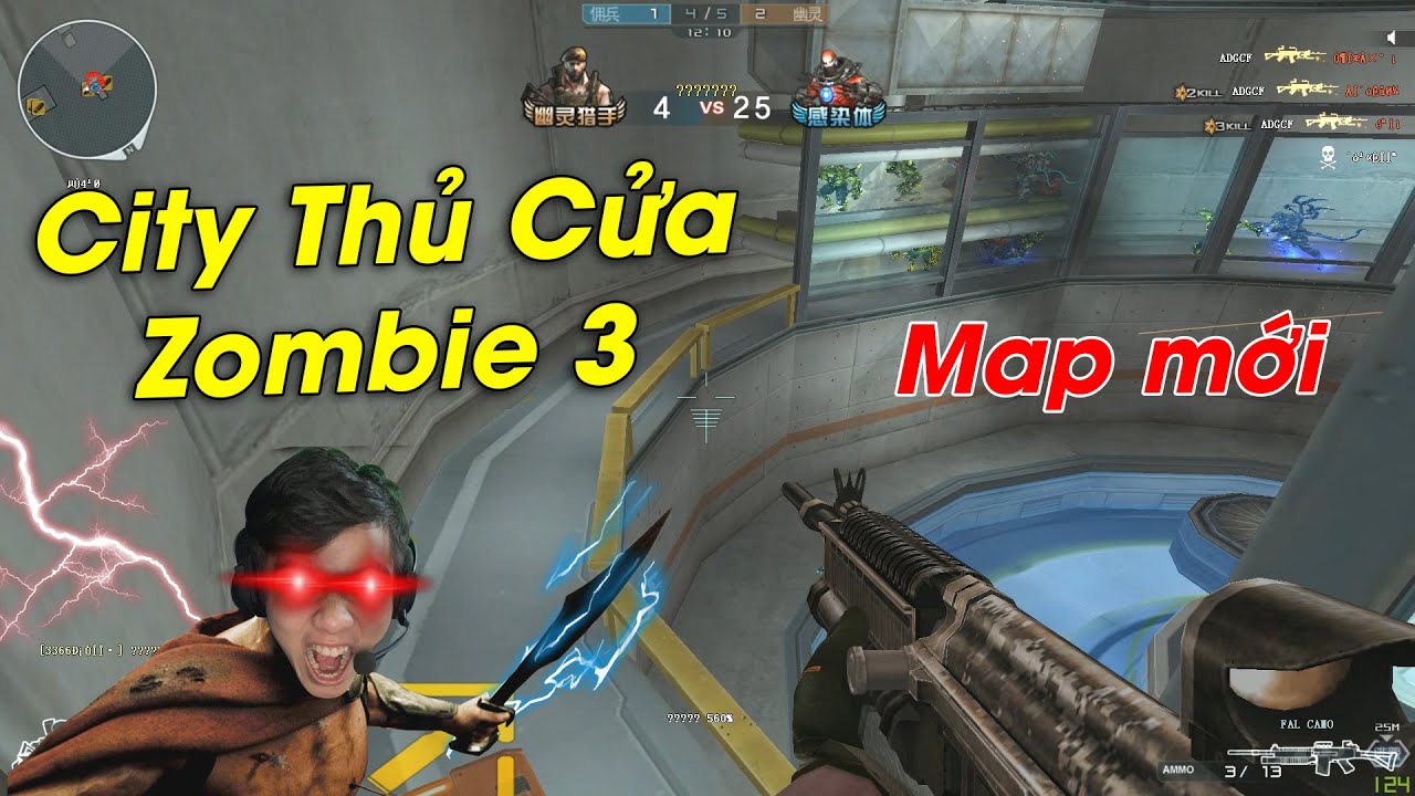 Map City Zombie Thủ Cửa 3 Đã Xuất Hiện, Thử Thách Mới! (Zombie Escape City 3)