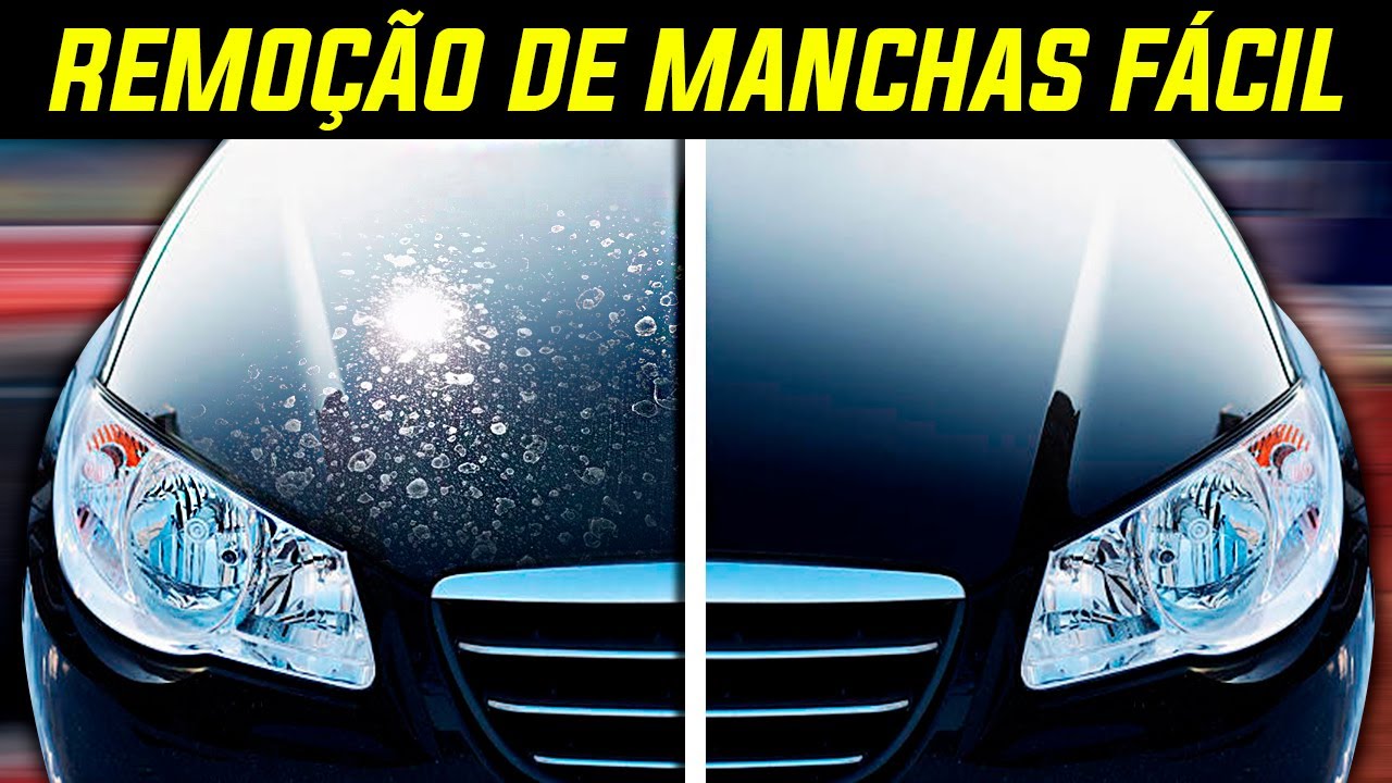 COMO TIRAR MANCHAS DE CHUVA ACIDA DA PINTURA | 2 METODOS | FACIL