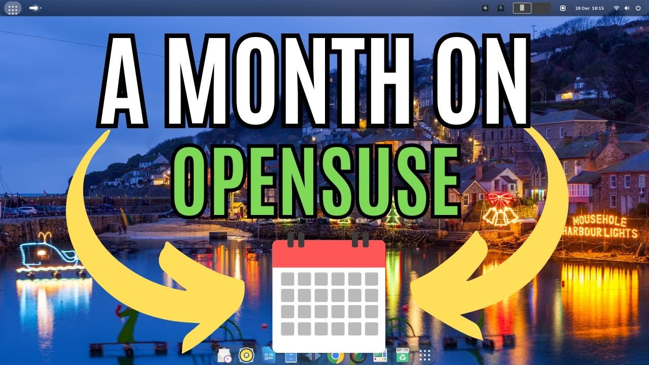 Месяц на openSUSE