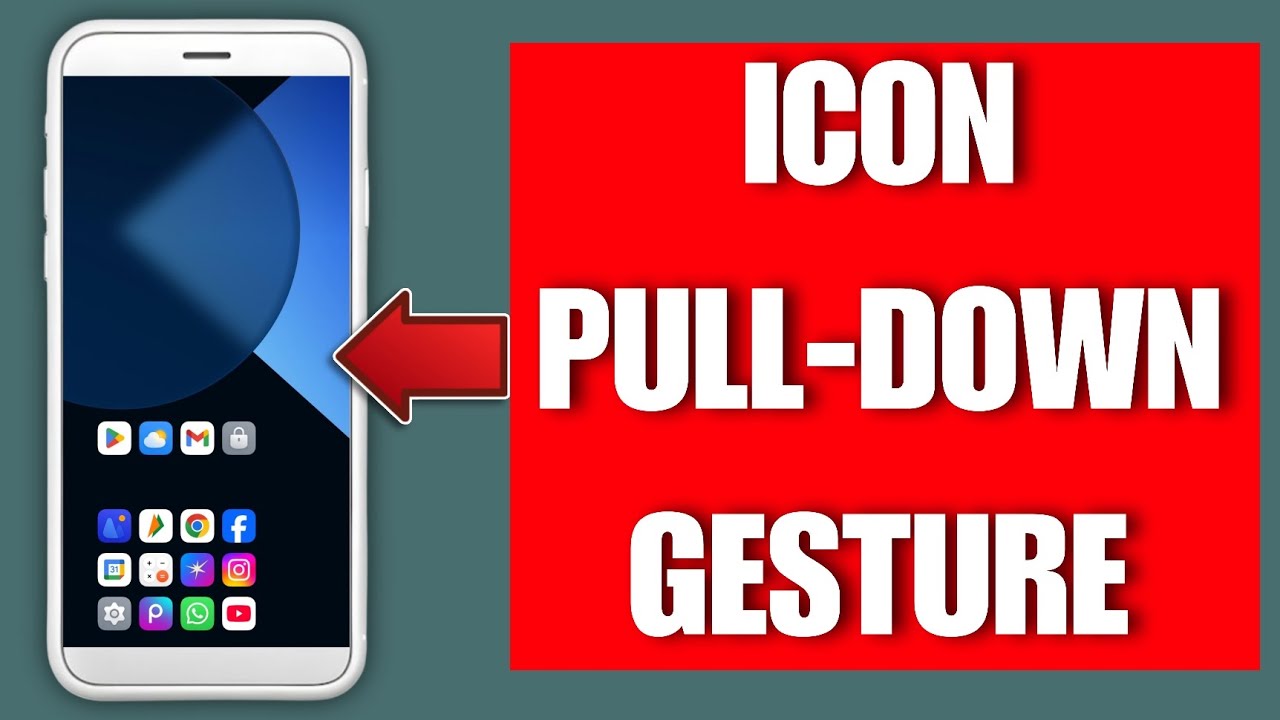 Icon pull down gesture setting Kaise on Kare | phone settings | smartphone gesture setting