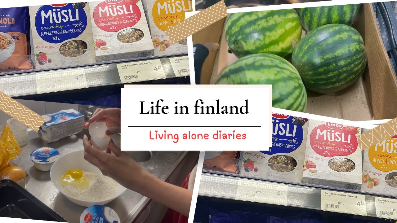 Days in my life in Finland | Cozy Cooking and baking | Solo living diaries | Silent Vlog