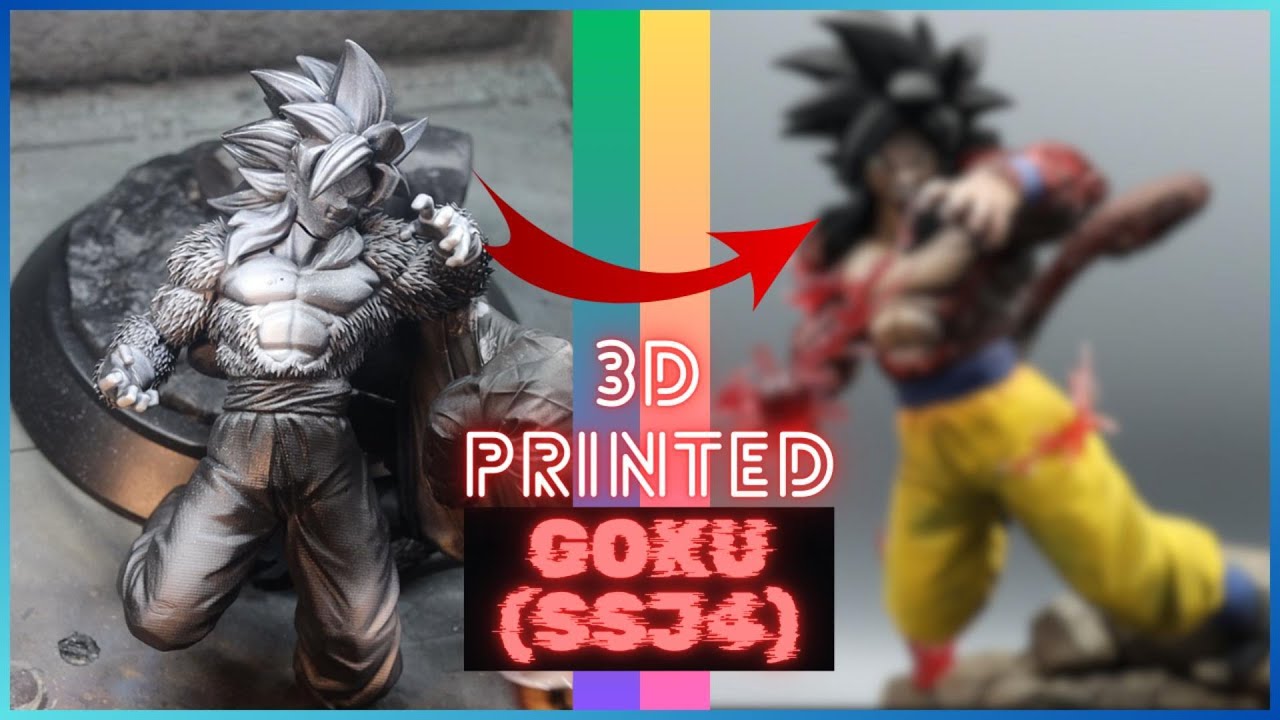 3D Printing Anime Figures | GOKU from DRAGON BALL