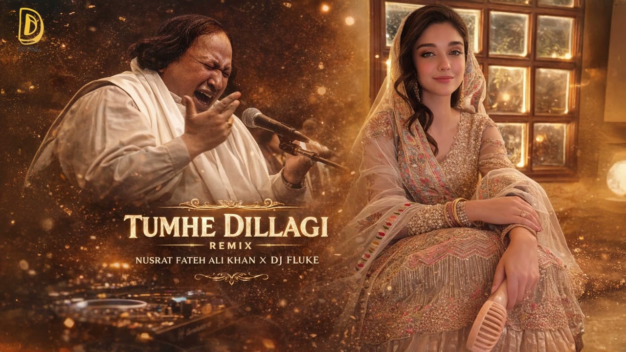 Tumhe Dillagi (Remix) | Nusrat Fateh Ali Khan x DJ Fluke | Soulful Sufi Chill
