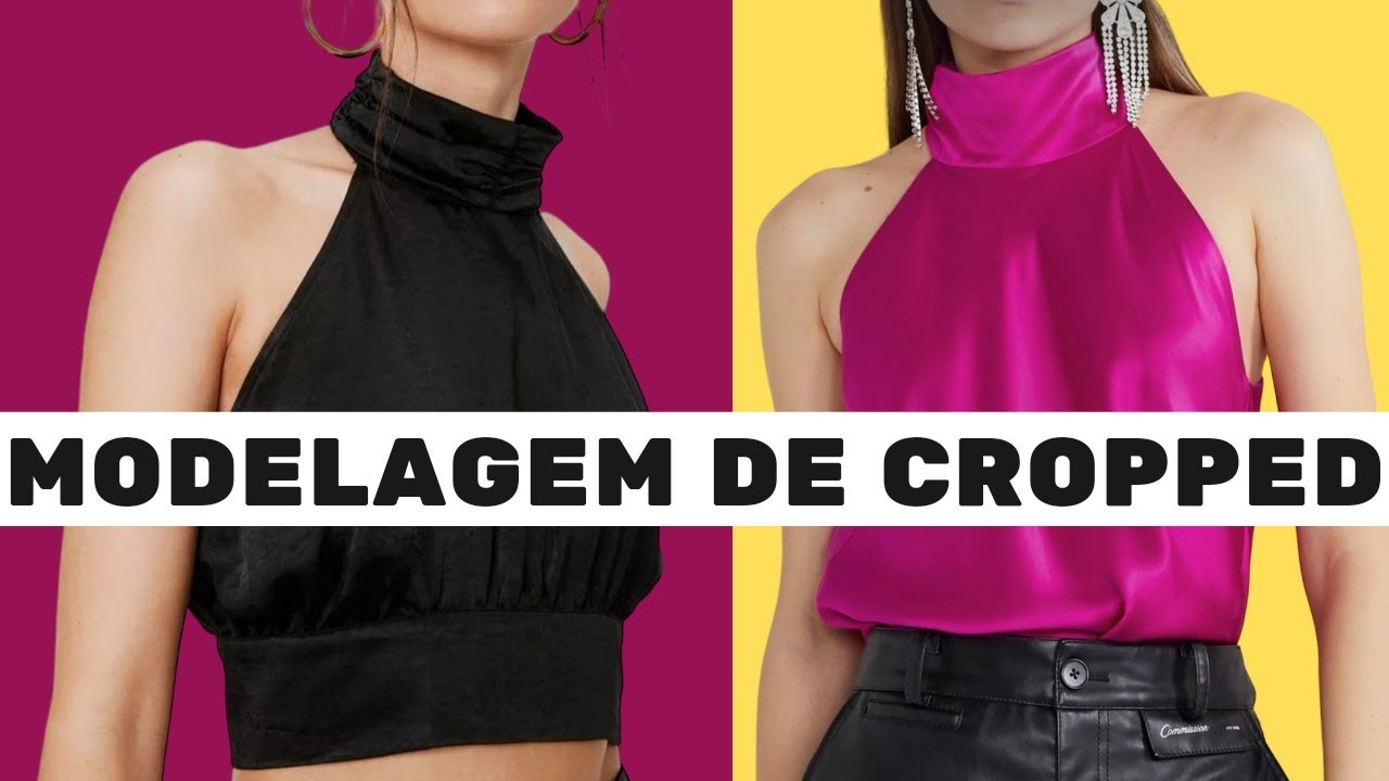 Molde de Cropped Gola Alta