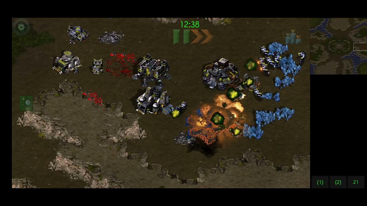 스타크래프트(모바일) lee 9(Z) vs han 3(T) 'Lost Temple' 26.01.12[1]