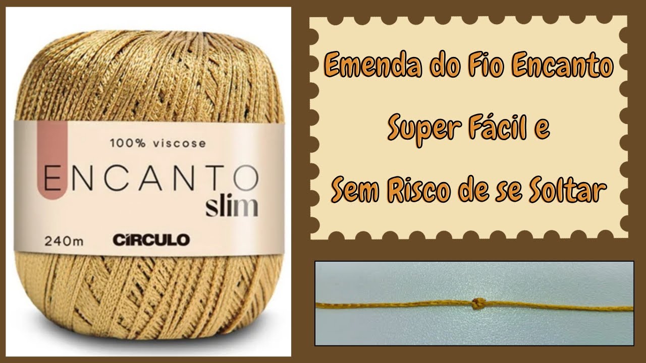 EMENDA DO FIO ENCANTO SUPER FÁCIL E SEM RISCO DE SE SOLTAR