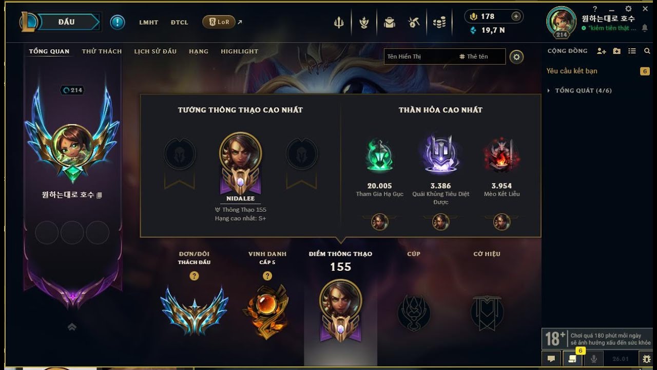 HIẾU NIDALEE | 1 CHAMP NIDALEE LEO RANK CAO THU