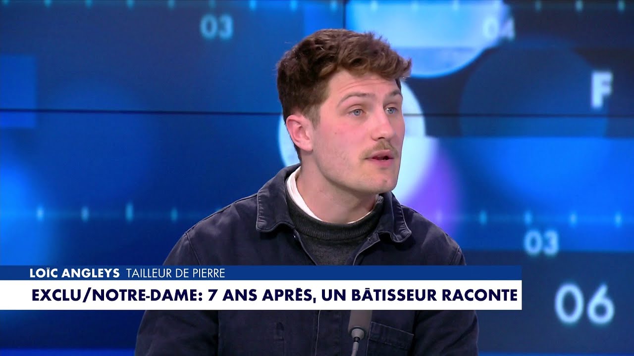 Le t&eacute;moignage de Lo&iuml;c Angleys, tailleur de pierre et b&acirc;tisseur de Notre-Dame