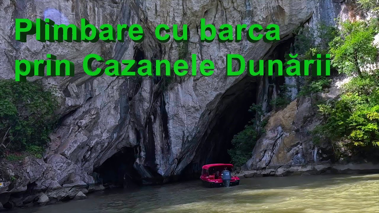 Plimbare cu barca prin Cazanele Dunării