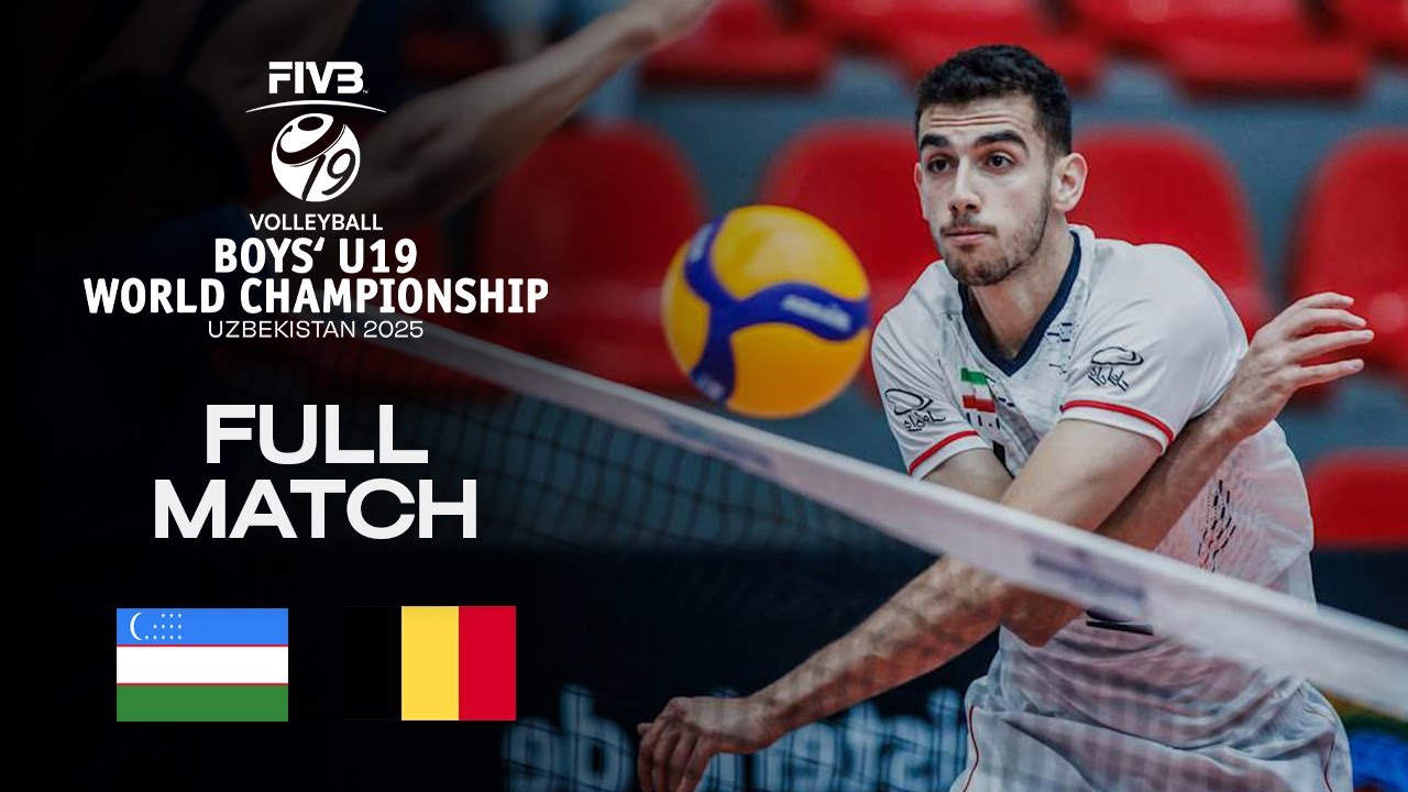Uzbekistan vs. Belgium - Pool A | Boys' U19 World Champs 2025 - Full Match