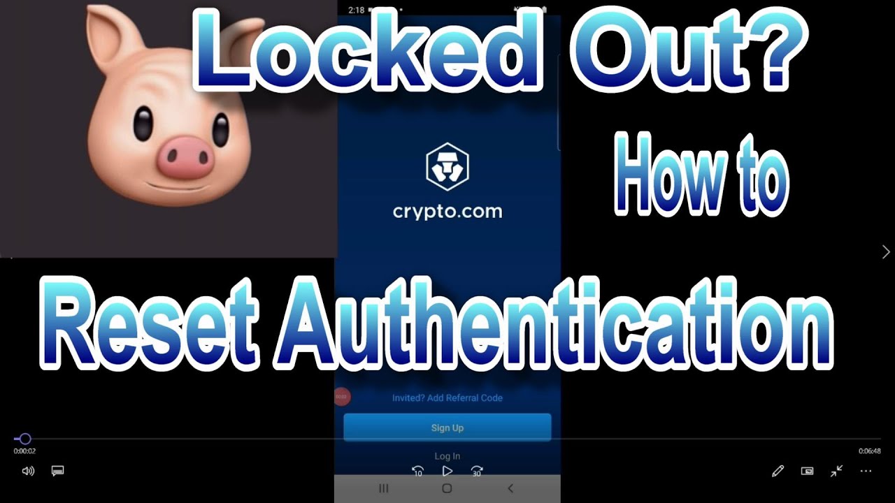 Невозможно войти в свои учетные записи Crypto.com заблокированы. Как вернуться, используя сброс а...