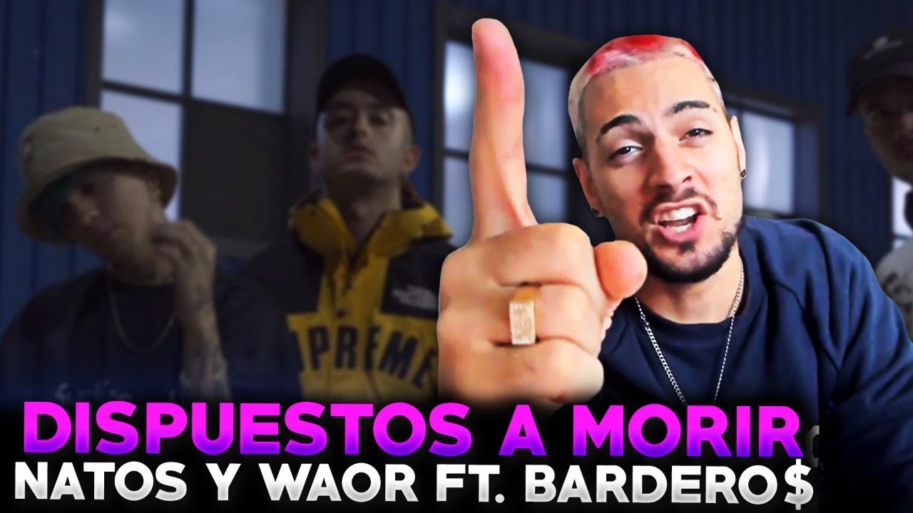 REACCIÓN Natos y Waor - DISPUESTOS A MORIR ft. C.R.O & Homer el Mero Mero