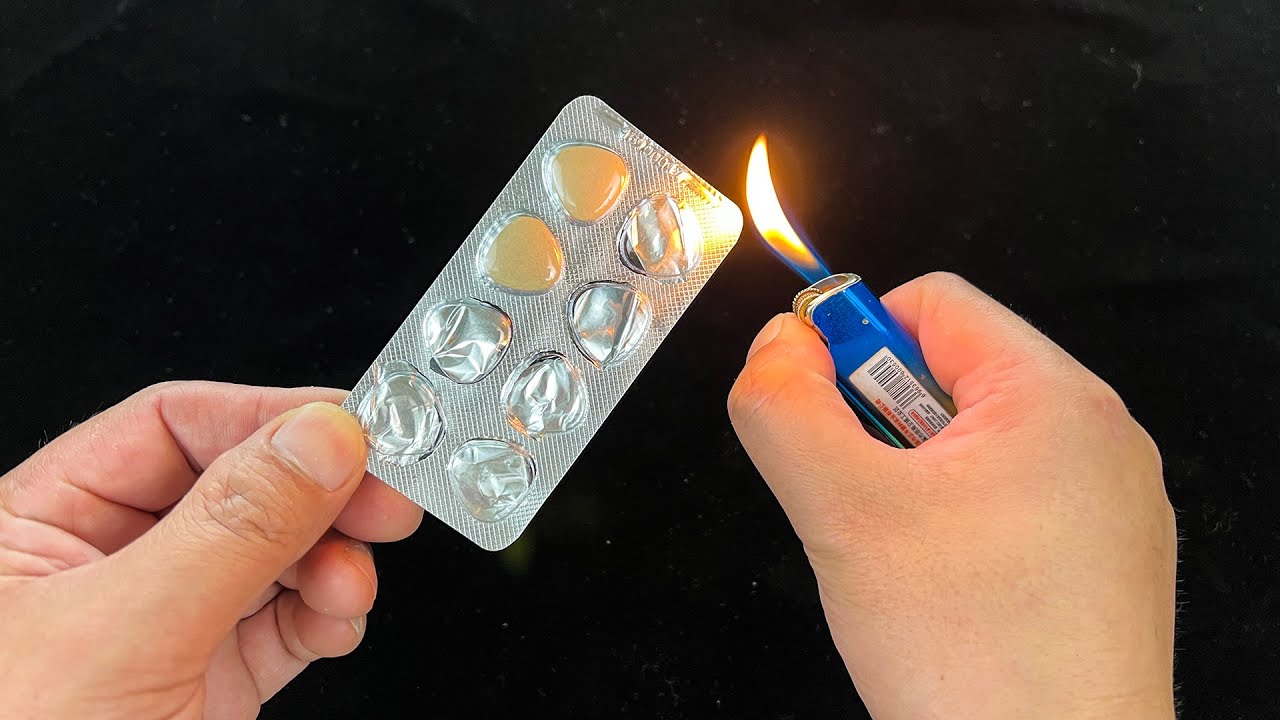 吃完药的外壳不要扔了，打火机烤一烤，立马价值翻倍，真是省钱又实用