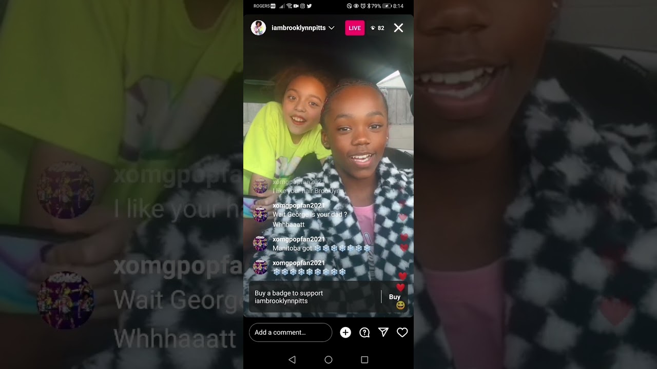 Brooklynn Pitts from xomgpop | Instagram Live | April 5th, 2023