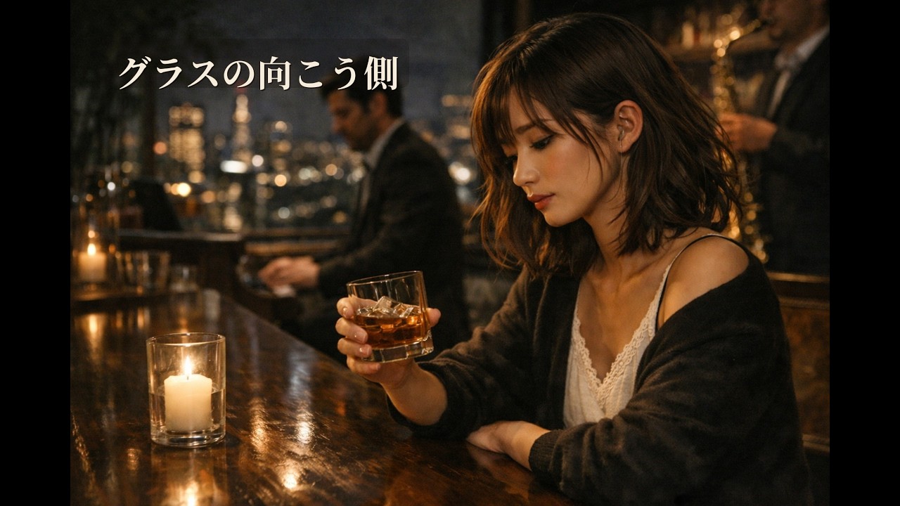グラスの向こう側｜オリジナル曲（AI生成/Suno）歌詞付き