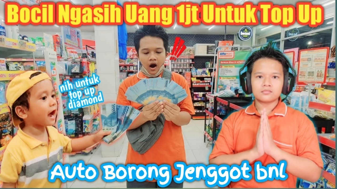 TOP UP DIAMOND FF 1 JUTA DI BAYARIN BOCIL