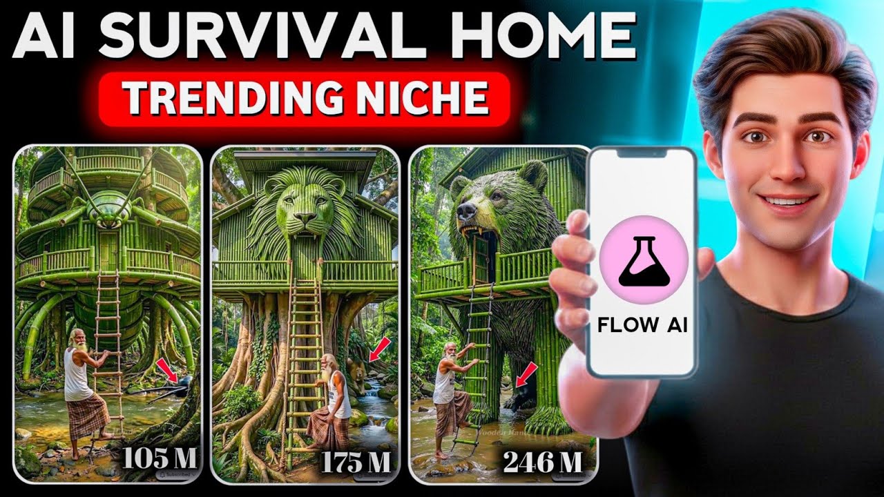 AI Survival Home Videos Using Flow Ai | Ai se video kaise banaye | Haw to make AI video short