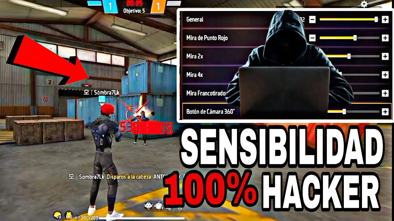 ✅ MEJOR SENSIBILIDAD HACKER PARA ESTA ACTUALIZACIÓN🔥 pagarás  TODO ROJO 🔥👺)Free Fire 2026