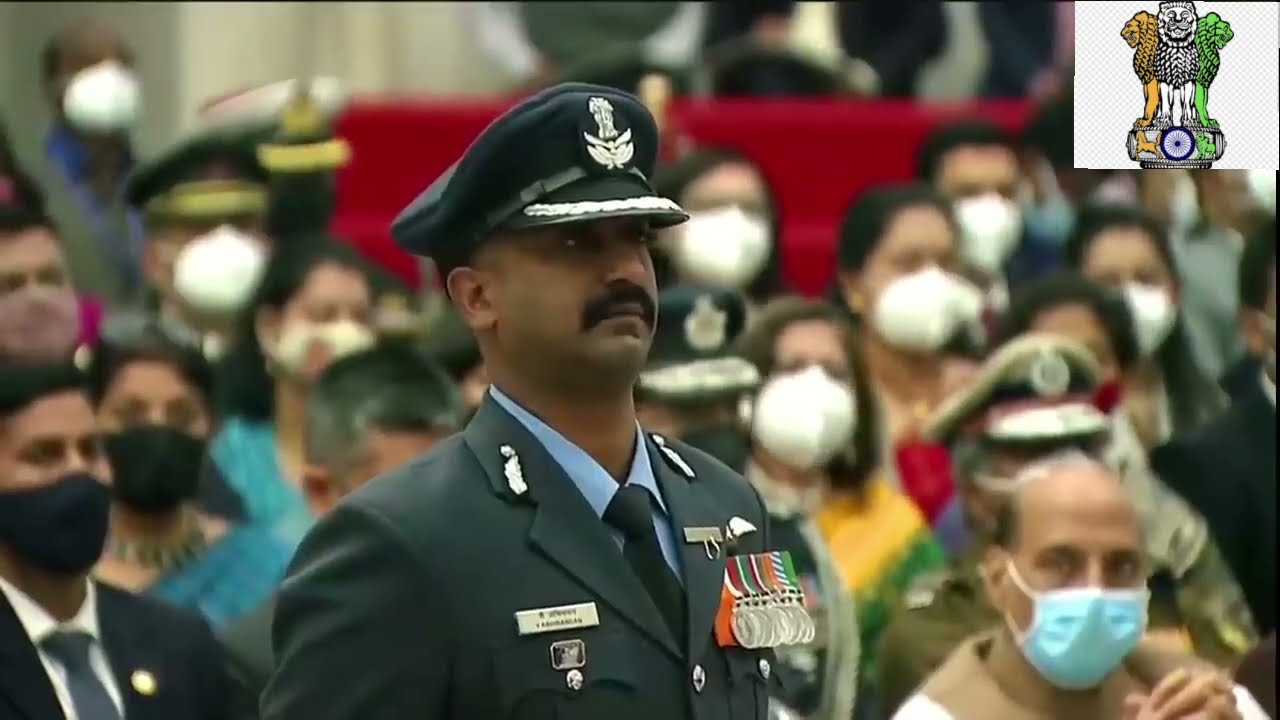 Bravery Award: Group Captain Abhinandan getting Gallantary Award Vir Chakra | HD | POW Pakistan