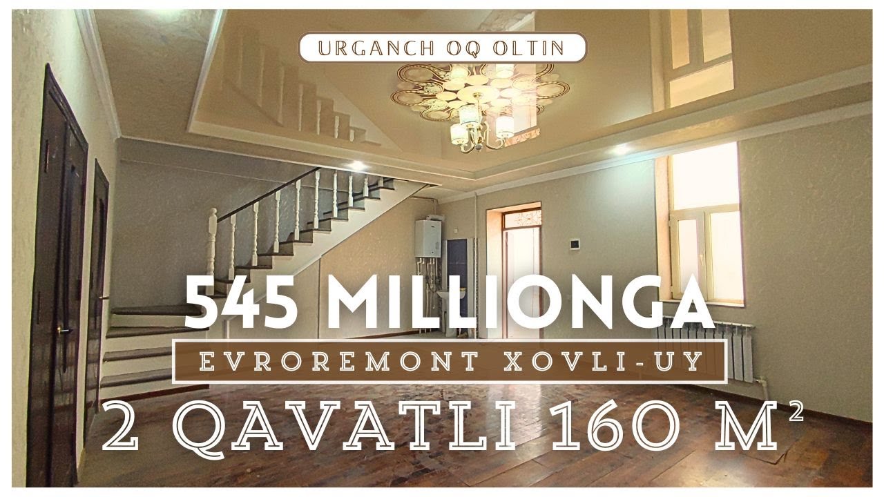❌❌ СОТИЛГАН ❌❌!! Evroremont 2 qavatli 160 m² xovli-joy sotiladi #xorazmuyjoynarxlari2025