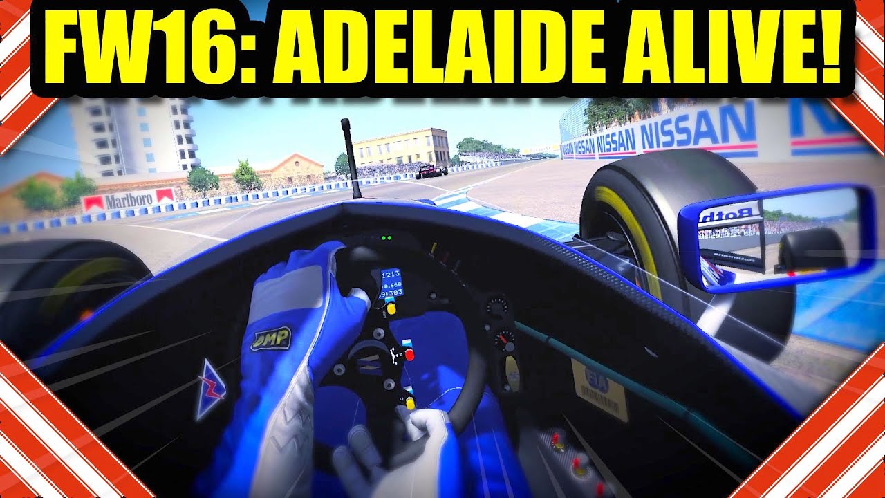 Williams FW16 Mod - Nigel Mansell at Adelaide - Assetto Corsa VR