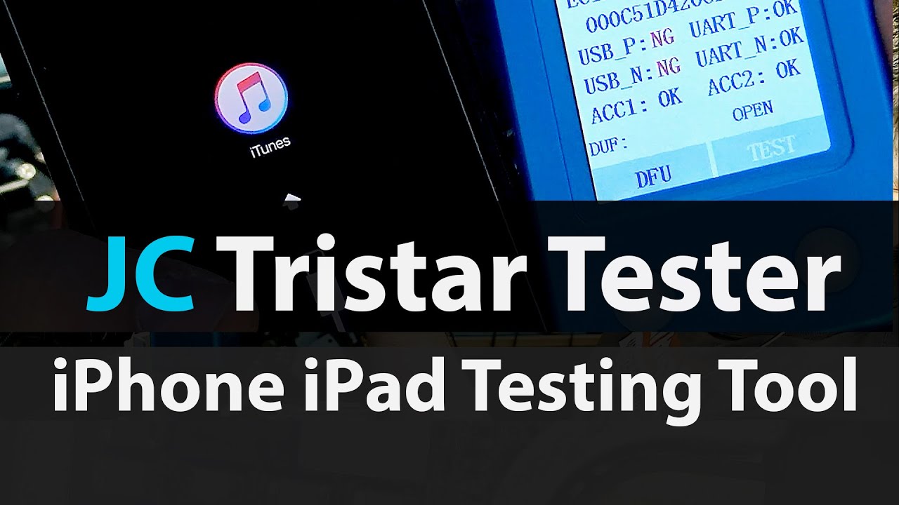 JC U2 Tristar Tester - Diagnose charging U2 IC on iPhones & iPads