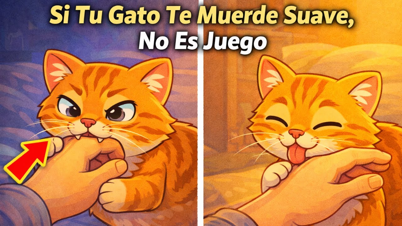 Si Tu Gato Te Muerde Suave, No Es Juego
