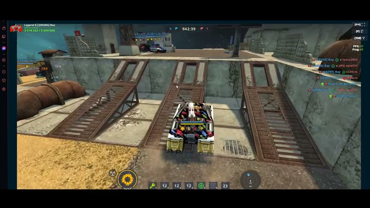 Tanki Online l Bay vs KOA (1v15) l Silence Parkour