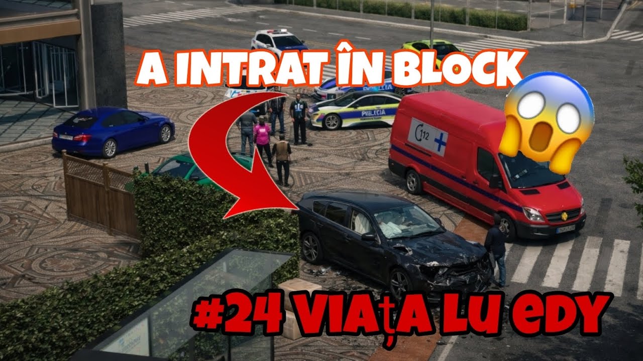 Car Parking Roleplay — A imtrat cu mașina în block