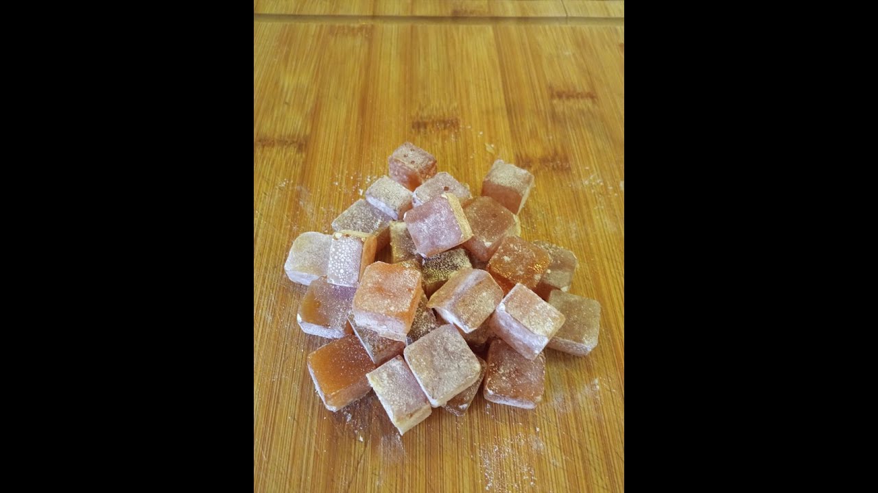 DIY.  Mes bonbons au miel pour adoucir la gorge