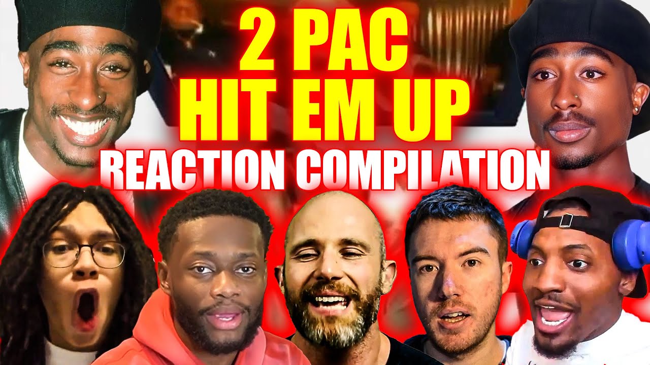 ONE OF THE GREATEST DISS| 2PAC - HIT 'EM UP | REACTION COMPILATION