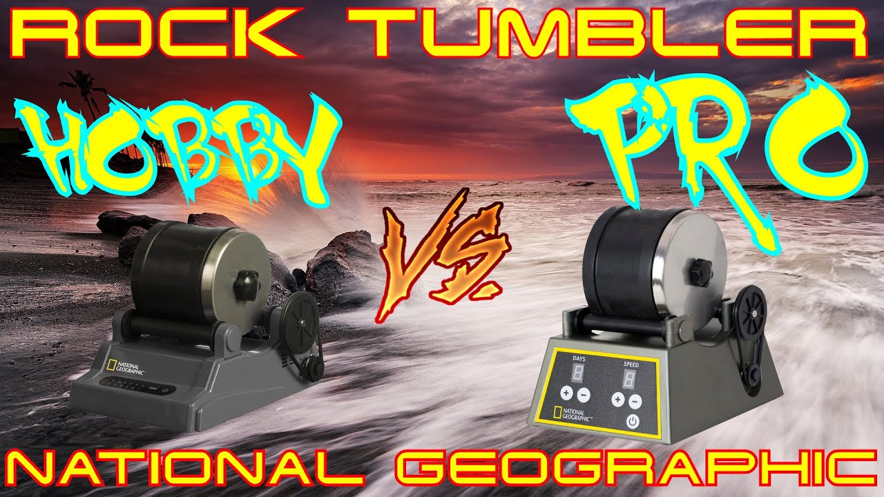 Rock Tumbler Comparison - National Geographic Hobby vs. Professional