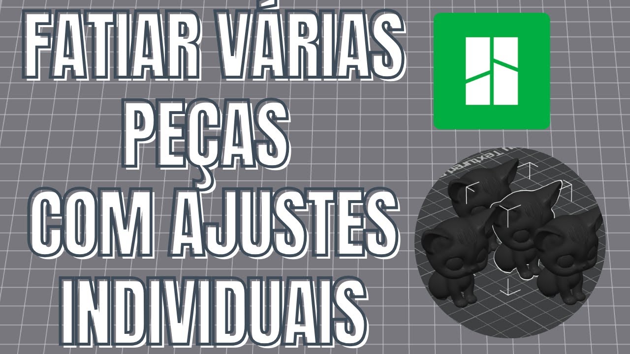 Como Fatiar Várias Peças com Parâmetros Diferentes no Bambu Studio