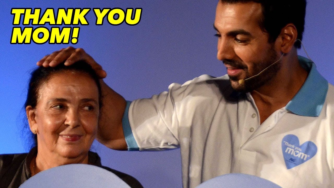 John Abraham's Special Moments With Mom