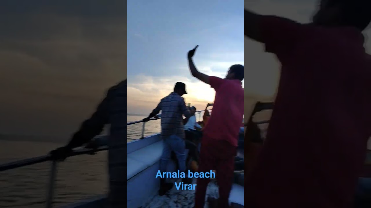 ARNALA BEACH BOATING#virar #arnalabeach #fun #shorts