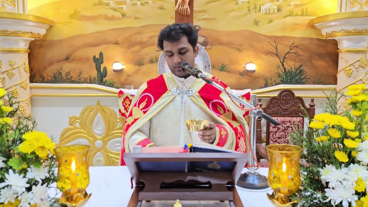 Holy  Mass  Tuesday 5.30   A M  April 7 I  Syro  Malabar I Fr Bineesh Augustine  Malayalam