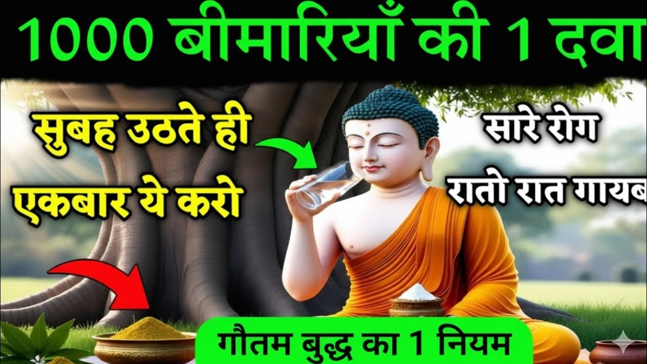 सुबह उठते ही ये एक काम करो | 4 नियम अपनाओ और जीवनभर निरोगी रहो | Buddha story 