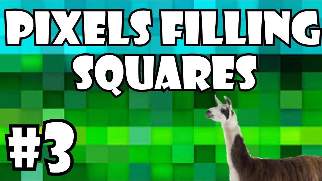 Pixels Filling Squares 3.0 - Episode #3