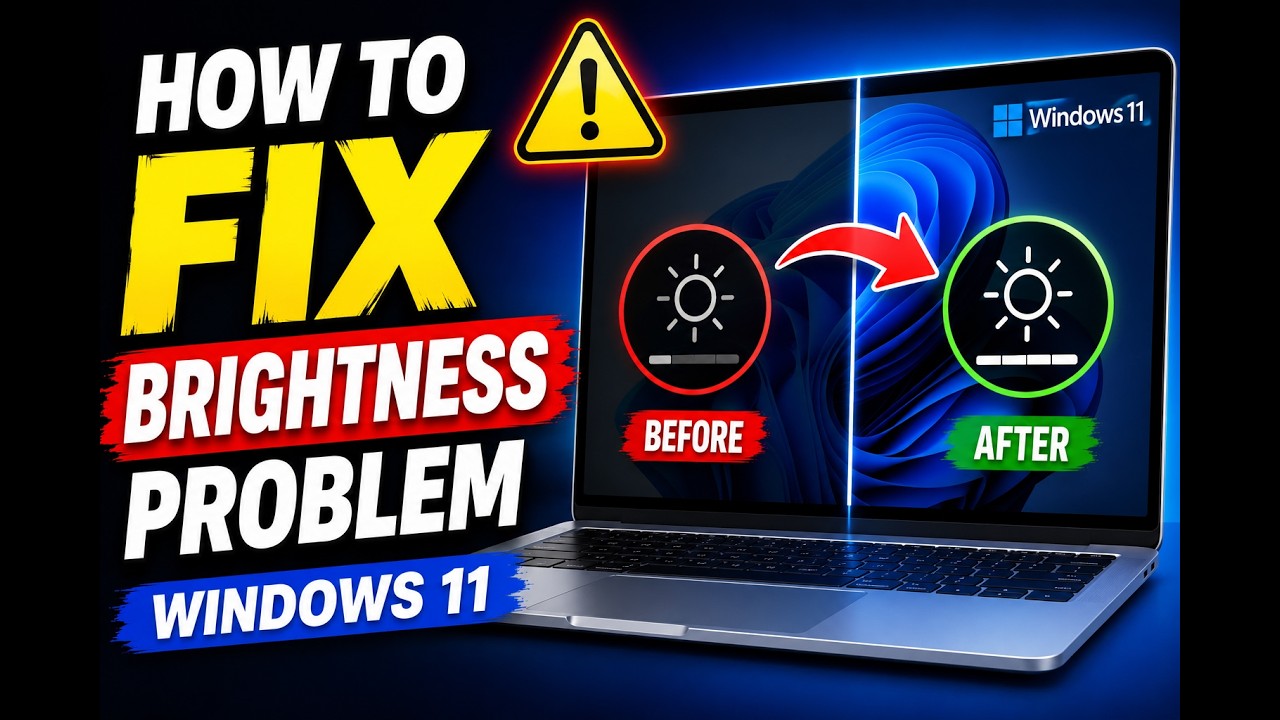 How to Fix Brightness Not Working on Windows 11 | 2026 Guide