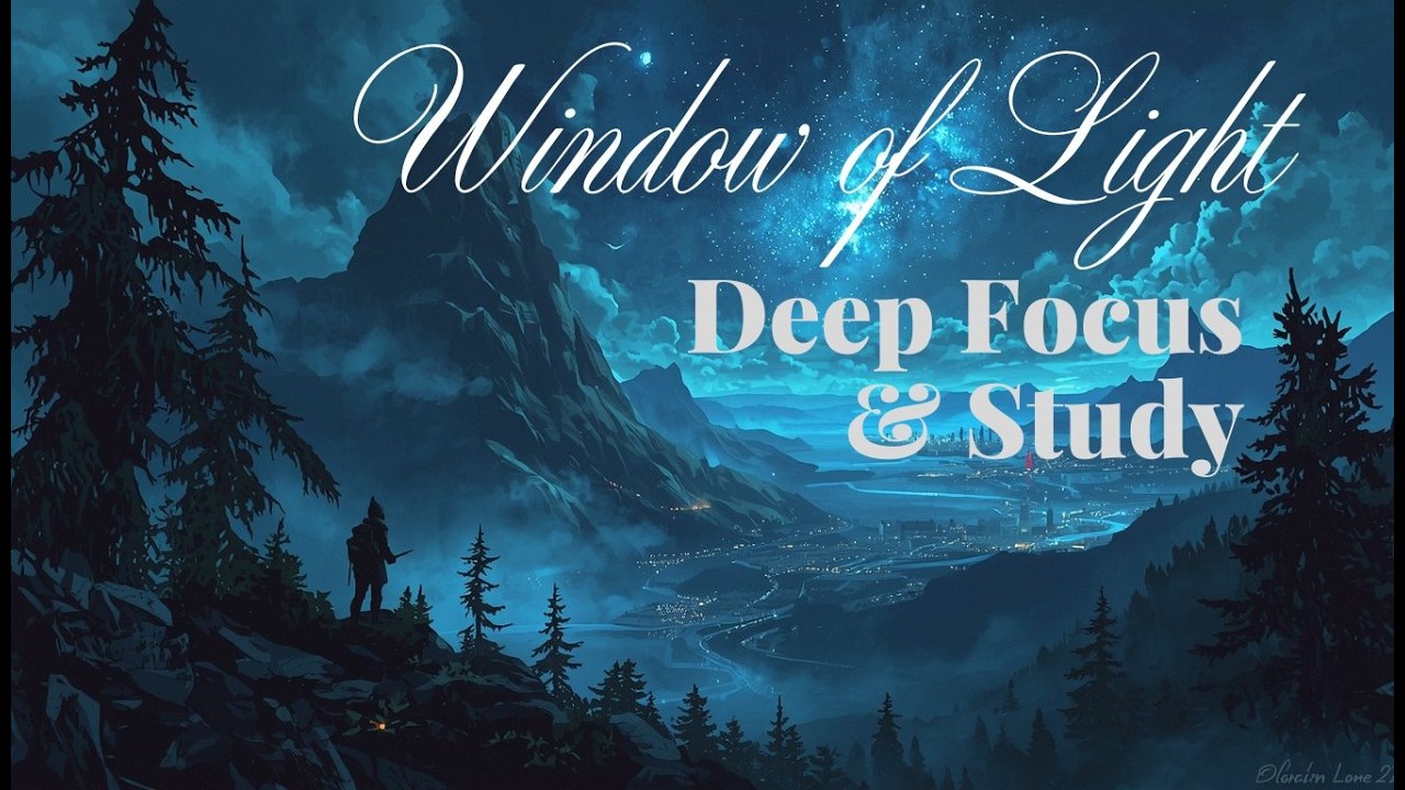 A Quiet Window of Light | Piano-Led Ambient Music for Deep Focus & Study