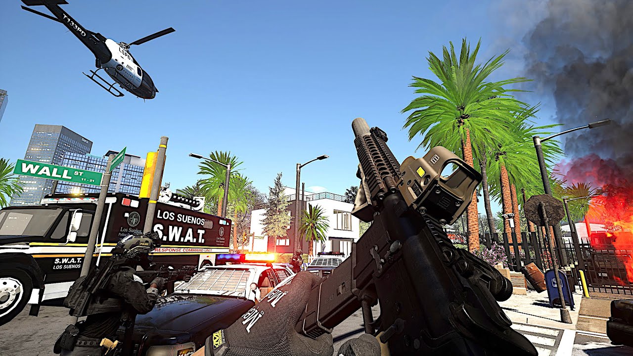 Realistic North Hollywood Shootout - Ready or Not Tactical Gameplay (modernized)