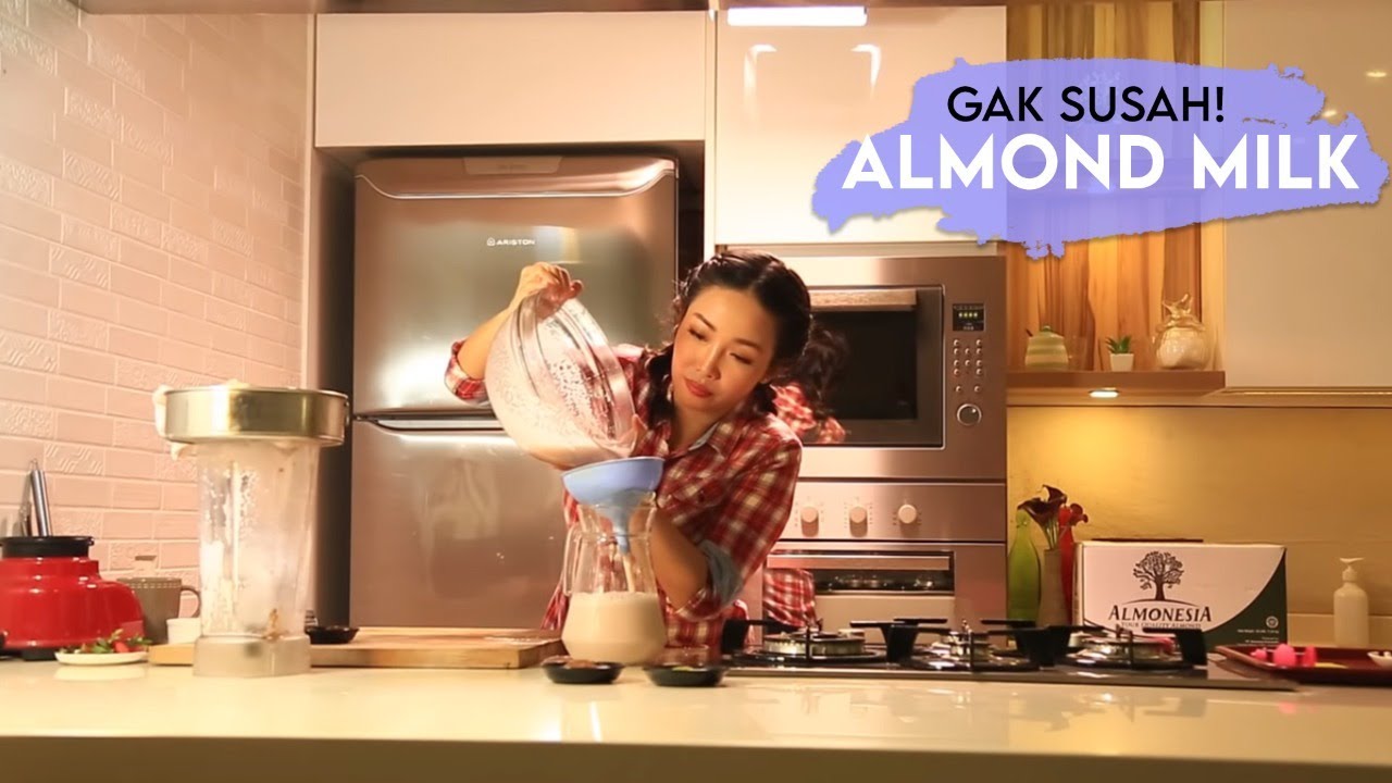 Cara Mudah Membuat Almond Milk