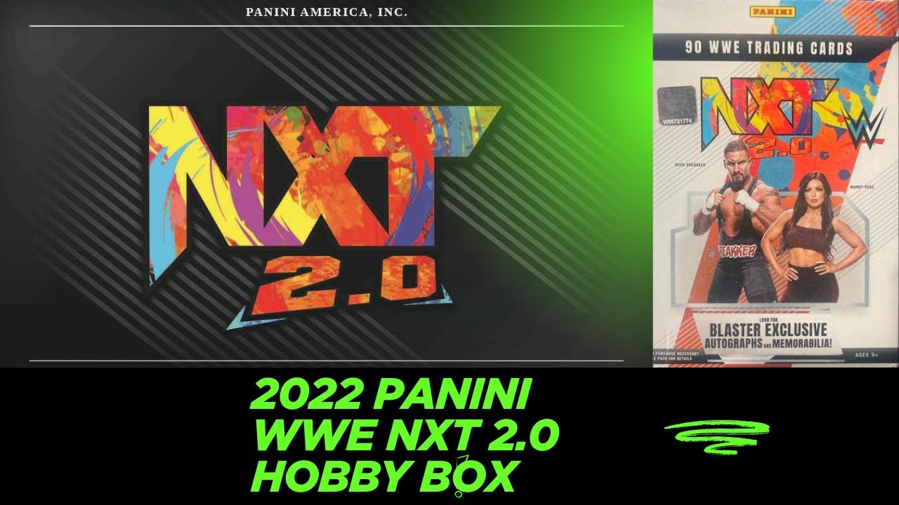 2022 Panini WWE NXT 2.0 Hobby Box Awesome Hits and Rookies. #wwe #sportscards #prowrestling #panini