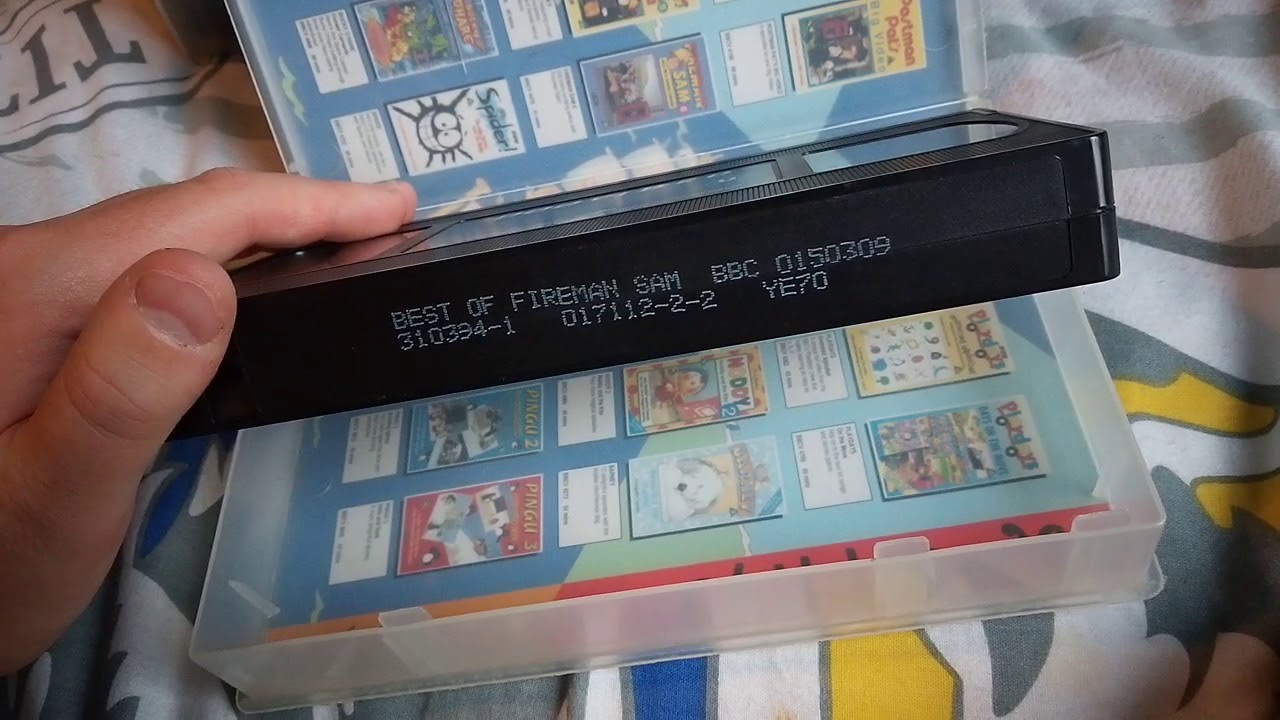 my Fireman Sam VHS collection (celebrating 33 years of the hero next door)