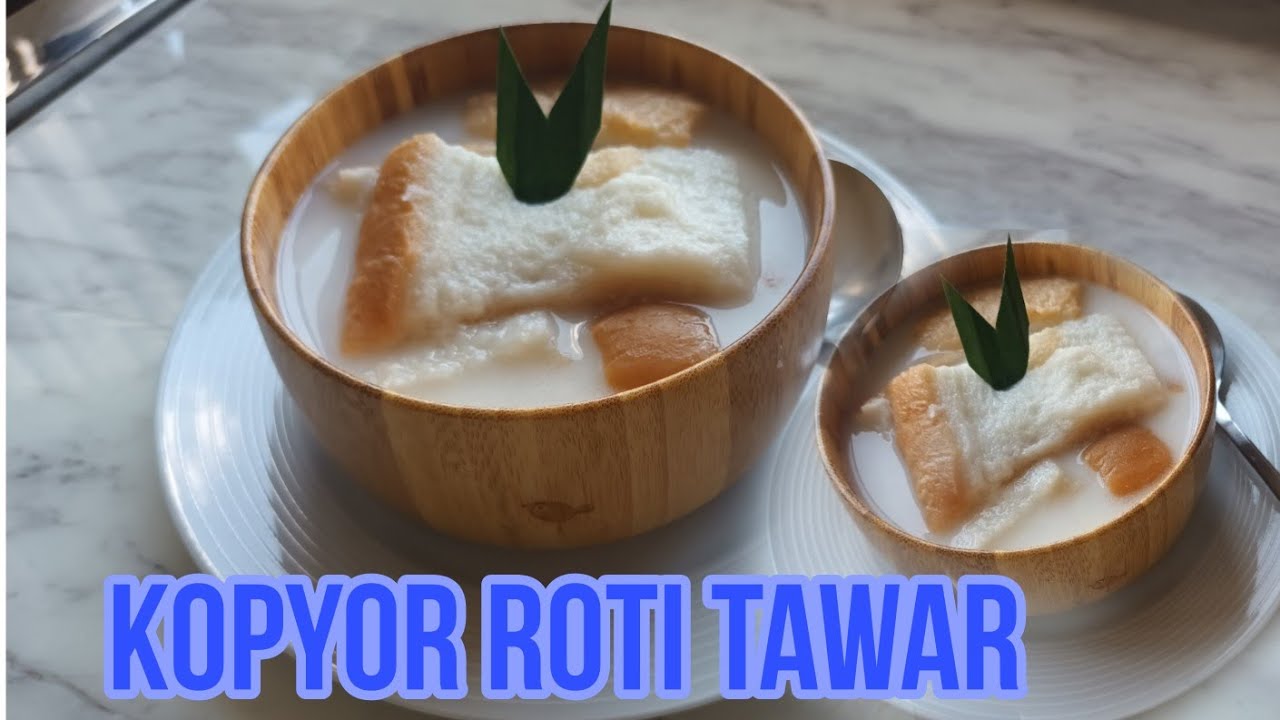Kopyor roti tawar|resep mudah dan simple