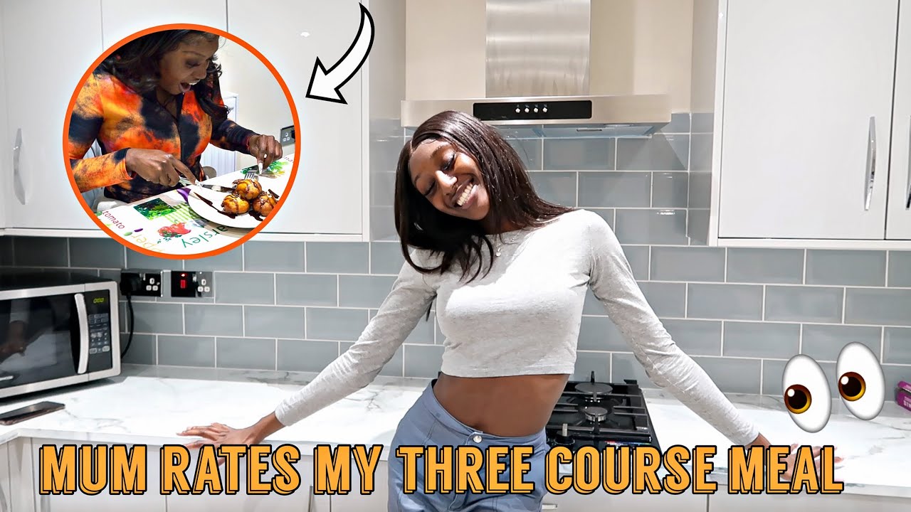 COOKING A FULL COURSE MEAL FOR MY MUM TO JUDGE *gone wrong🥴* | Nat's Kitchen Ep1