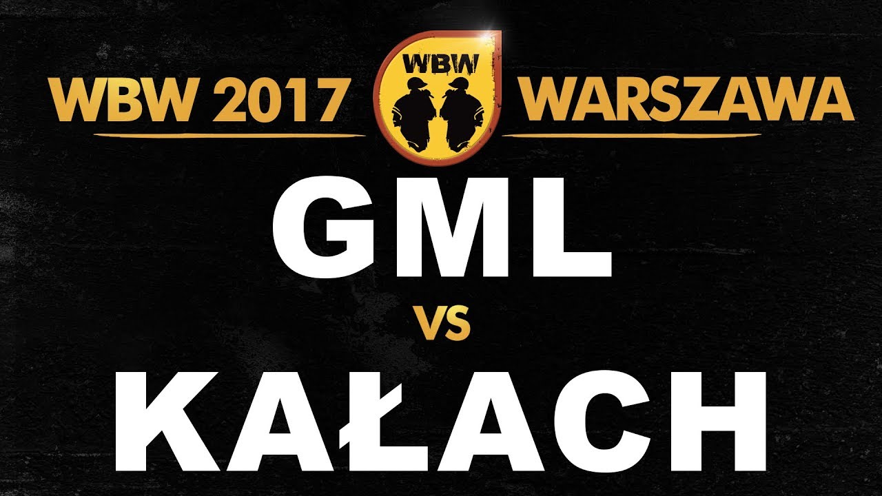 Gml 🆚 Kałach 🎤 WBW 2017 Warszawa (freestyle rap battle)